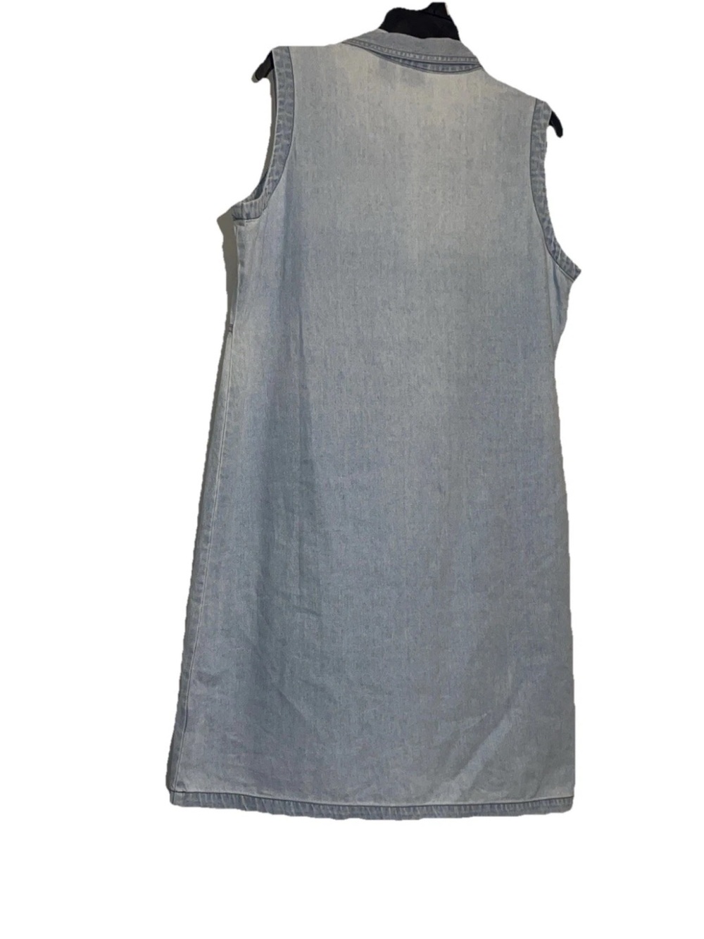 St. John's Bay 14 Light Wash Denim Button-Front Dress - Picture 9 of 15